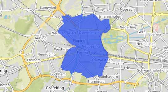 Bodenrichtwertkarte München Pasing Obermenzing
